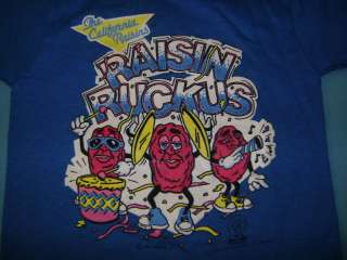 vintage RAISIN A RUCKUS CALIFORNIA RAISINS t shirt 3T  