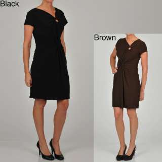 Tiana B Womens Knot Front Jersey Dress  
