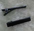 pick 45mm Black Metal Alligator Hair Clip Pin F096