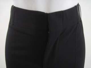 AUTH GUCCI Black Zipper Leg Tuxedo Pants Slacks Sz 40  