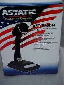 Astatic AST 878DM Amplified CB Ham Radio 6 PIN RCI Base Station Desk 