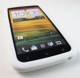   SOFT SILICONE RUBBER GEL SKIN CASE COVER HTC ONE X ATT PHONE ACCESSORY