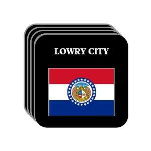  US State Flag   LOWRY CITY, Missouri (MO) Set of 4 Mini 