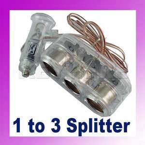 Way 12V Car Cigarette Socket Adapter/Splitter/Charger  