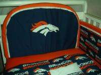 Baby Nursery Crib Bedding Set w/Denver Broncos fabric  