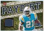LaDAINIAN TOMLINSON 2007 ULTRA PAYDIRT GAME USED JERSEY