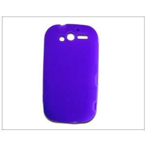   Silicone Case Cover for HTC Touch HD MyTouch 4G Purple QH Electronics