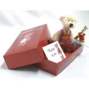  Annie Teddy Bear Gift Package with a Flower Bouquet and 1 Free 