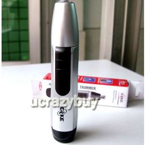 Battery Operated Nose Ear Face Hair Trimmer Cleaner New  