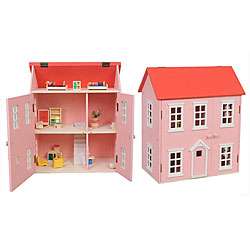 Sweet Multi level Pink Dollhouse  