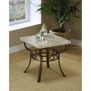   Hillsdale Furniture Brookside Fossil Stone End Table