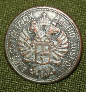 Antique 1780 Austrian Double Head Eagle Metal Button  