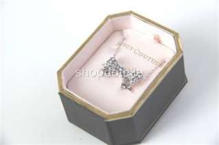  Couture Bows for a Starlet PAVE BOW Wish Pendant Charm Necklace  