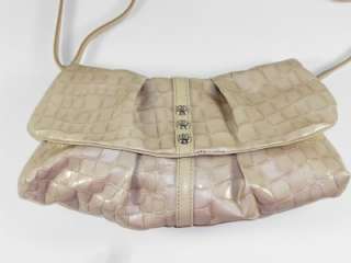 Brighton E94572 Nolita Embossed Pearl Shimmer Pouchette Clutch Handbag 