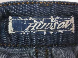 HUDSON Blue Cotton Wide Leg Jeans Pants Sz 26  