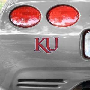  NCAA Kansas Jayhawks University Wordmark Car Decal 