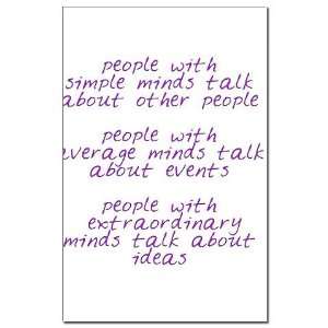  People Talk Funny Mini Poster Print by  Patio 