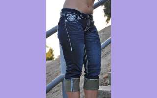   style capris from la idol jeans 888cp size 1 3 5 7 9 11 13 color dark