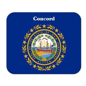  US State Flag   Concord, New Hampshire (NH) Mouse Pad 