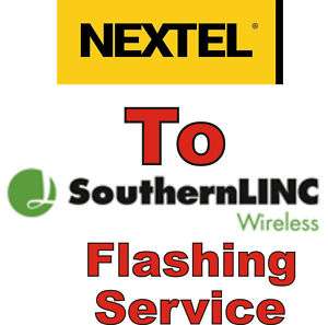 Southern LINC Phone Flashing Service Nextel to Southern  