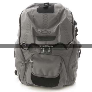 Oakley PANEL PACK backpack Sheet Metal Grey with Laptop Sleeve, Book 