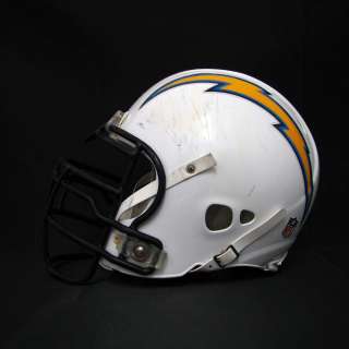 Louis Vasquez San Diego Chargers Game Worn Helmet 2010 NFL Season 