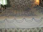 ANTIQUE~EMBROI​DERED~ POPCORN CHENILLE ~COVERLET~BEDS​PREAD~100 