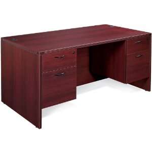   Office Star Products Napa Collection Double Pedestal Desk Home