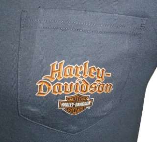 Harley Davidson Las Vegas Dealer Tee T Shirt GRAY MD  