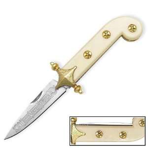 Tomahawk USMC Ivory Folding Knife 