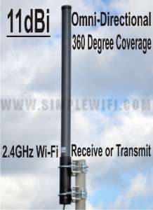 Long range WiFi antenna outdoor range extender omnidirectional 