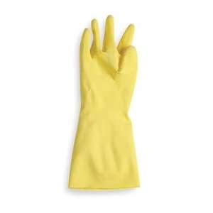  NORTH BY HONEYWELL NRF182/8 Glove,Latex,Sz 8,12 In,Yellow 