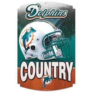   Distributing 3208562893 Miami Dolphins Wood Sign