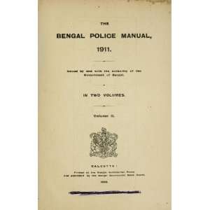   The Authority Of The Government Of Bengal Government Of Bengal Books