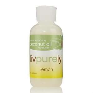   Natural Revitalizing Coconut Oil Moisturizer with Lemon for Face and