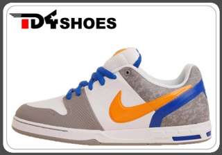 Nike 6.0 Zoom Revolt White Orange Grey Skateboard Shoes 431993005 