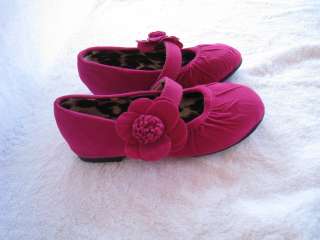 BABY / TODDLER FUCHSIA FLATS SHOES US SIZE 4 8  