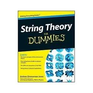  String Theory For Dummies 1st (first) edition Text Only 