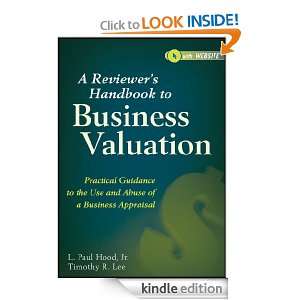 Reviewers Handbook to Business Valuation Practical Guidance to the 