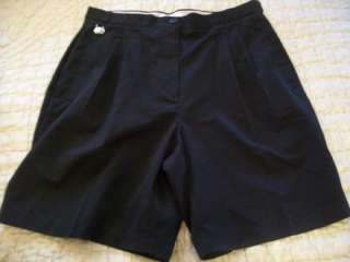 Liz Golf Black Shorts Size 12P Very Nice  