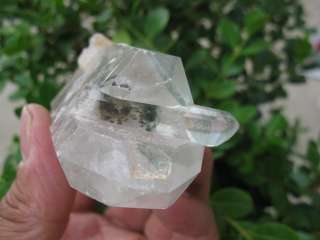 140g Natural Green Phantom Quartz Crystal cluster  