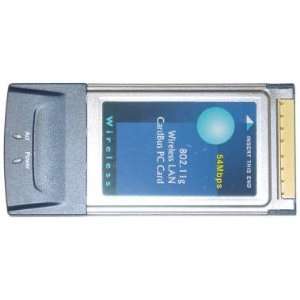  54Mbps 802.11g Wireless PCMCIA Card Electronics