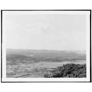 Conn. i.e. Connecticut River Valley at Bellows Falls,N.W. from Fall Mt 