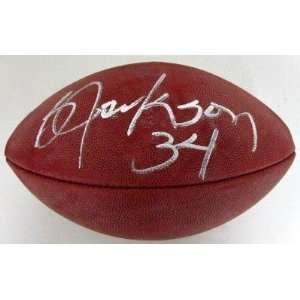 Signed Bo Jackson Football   Authentic Tri Star   Autographed 