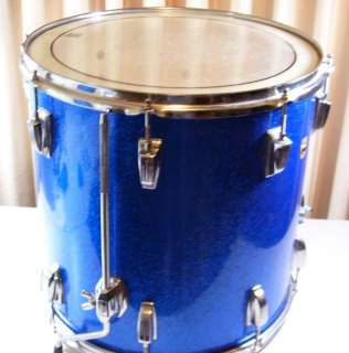 Vintage Ludwig Blue Sparkle 16x16 Floor Tom  Ludwig 16 Floor Drum 