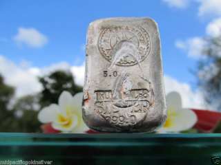 Oz. ALASKA Mint Assay BAR Silver Ingot/BAR 999.0  