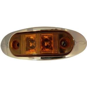  AutoSmart KL 15114AE Amber Oval LED Clearance/Side Marker 