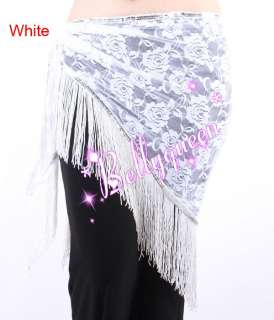 New Belly Dance Costume Hip Scarf Lace Belt 9Colours  
