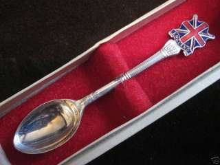 Hillcrest Silver Pllated Souvenirs Spoon England 4 Box  