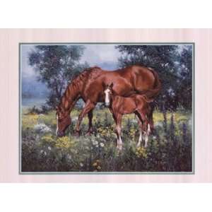  Horse and Foal   Poster by Jack Sorenson (20x16) Patio 